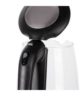 Skleněná konvice FIRST, 1,7 litrů FA-5406-2, černá