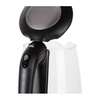 Skleněná konvice FIRST, 1,7 litrů FA-5406-2, černá