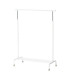 Pojízdný šatní stojan, bílá