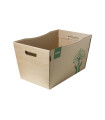 Přenosný box EMBA, lepenkový, 468 x 267 x 286 mm