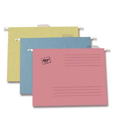 Papírový závěsný rychlovazač HIT, mix barev 20ks