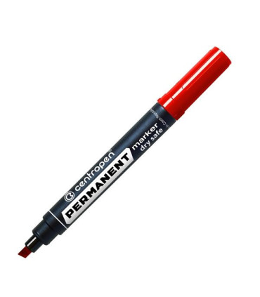 Permanentní popisovač Centropen 8516, červ., 10 ks
