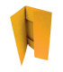 Prešpánové desky  se třemi chlopněmi žluté, 20 ks