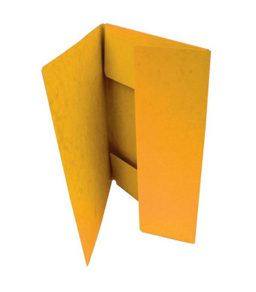 Prešpánové desky  se třemi chlopněmi žluté, 20 ks