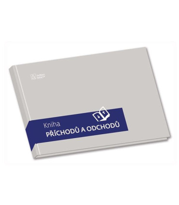 Kniha příchodů a odchodů, s tuhými deskami