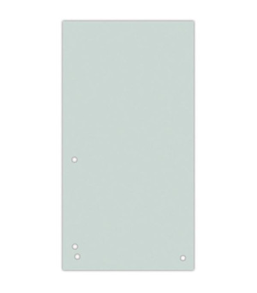Papírové rozlišovače Donau - 1/3 A4, 235 x 105 mm, šedé, 100 ks