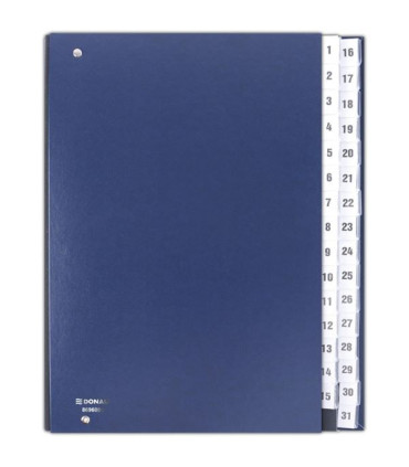 Třídicí kniha Donau - A4, 1-31, modrá navy
