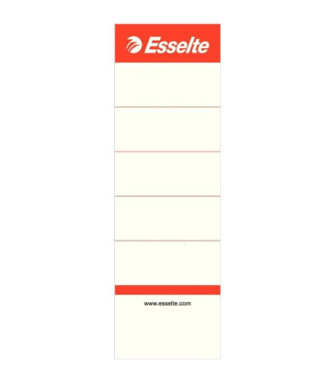Zasouvací etikety pro pákové pořadače Esselte - 7,5 cm, 10 ks