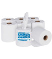 Papírové ručníky v roli Prima Soft - 2vrstvé, bílý recykl, 6 rolí