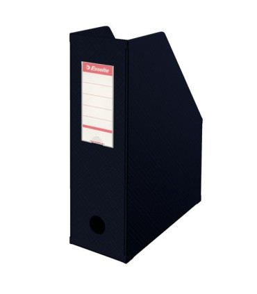 Stojan na časopisy VIVIDA Economy, 10 cm, černý