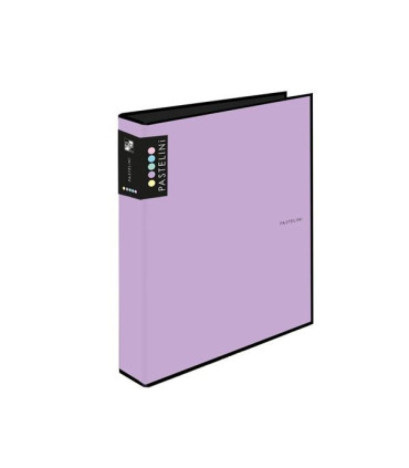 Čtyřkroužkový pořadač PASTELINI A4, 4cm, fialový