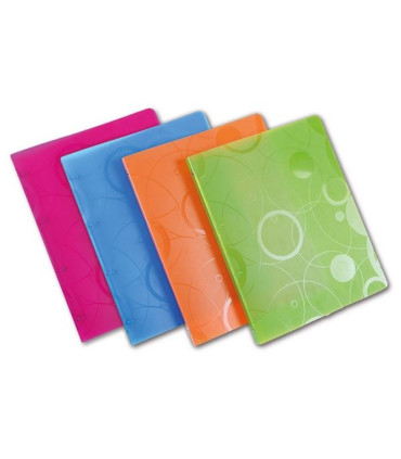 Čtyřkroužkový pořadač A4 NEO COLORI, modrý