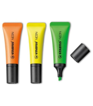 Zvýrazňovač Stabilo Neon, sada 3 barev