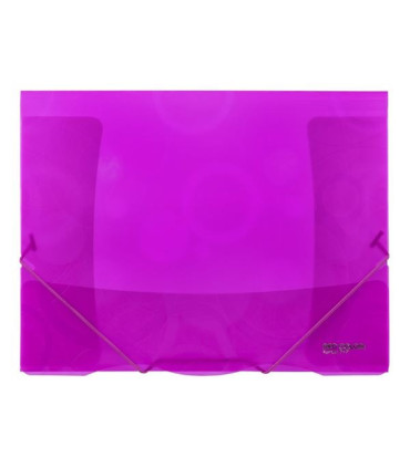 Desky s chlopněmi a gumičkou Neo Colori - A4, plastové, růžové, 1 ks