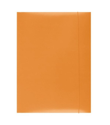 Papírové desky s gumičkou - A4, oranžové, 1 ks