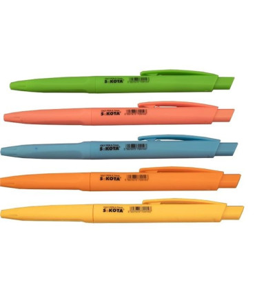 Kuličkové pero Sakota Oily Neon, mix barev