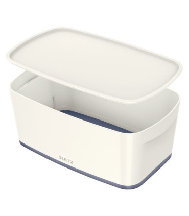 Úložný box s víkem Leitz MyBox, vel. S bílá/šedá