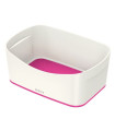 Stolní box Leitz MyBox, bílá/růžová