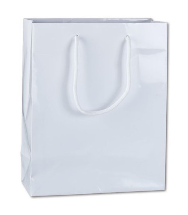 Dárková taška - A4, bílá, 1 ks