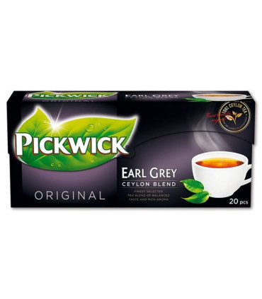 Černý čaj Pickwick Earl Grey, 20x 1,75 g