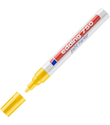 Lakový popisovač edding 750, žlutý