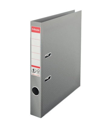 Plastový pákový pořadač Esselte A4 5,0 cm šedý