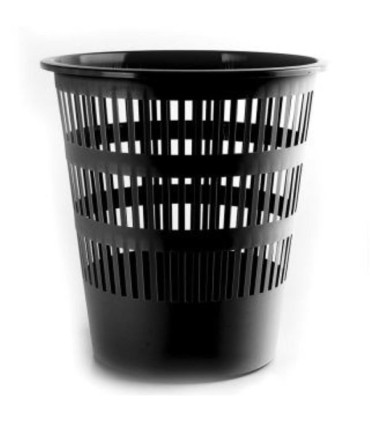 Odpadkový koš Donau - plastový, 16 l, černý