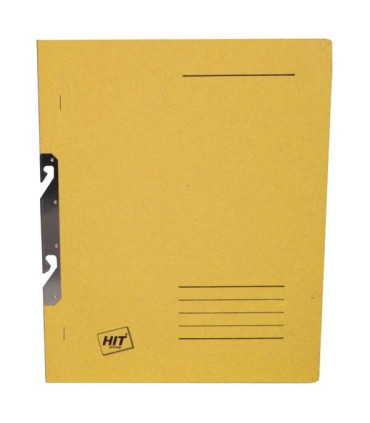 Závěsné papírové rychlovazače HIT Office - A4, žluté, 50 ks