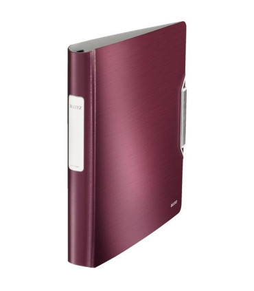 Mobilní kroužkový pořadač Leitz STYLE, gran. červ.