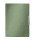 Desky s chlopněmi a gumičkou Leitz Style - A4, plastové, zelenkavé, 1 ks
