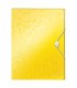 Box na spisy s gumičkou Leitz WOW - A4, žlutý, 3 cm