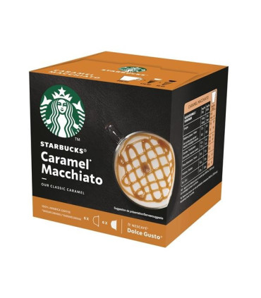 Kávové kapsle Starbucks Caramel macchiato, 12 ks