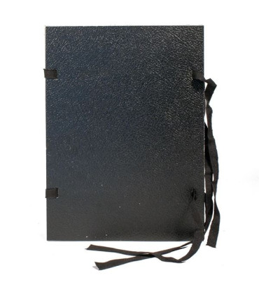 Spisové desky s tkanicí - A4, černé, 25 ks