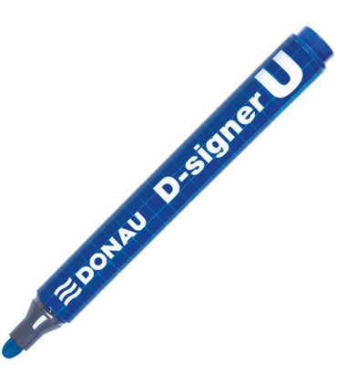 Popisovač permanentní Donau D-Signer - modrý