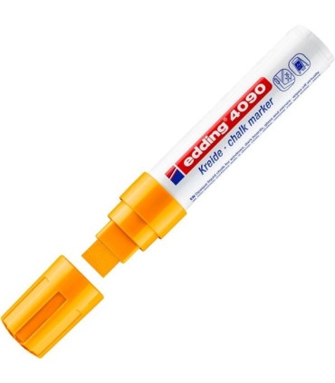 Křídový popisovač na sklo edding 4090,neon. oranž.
