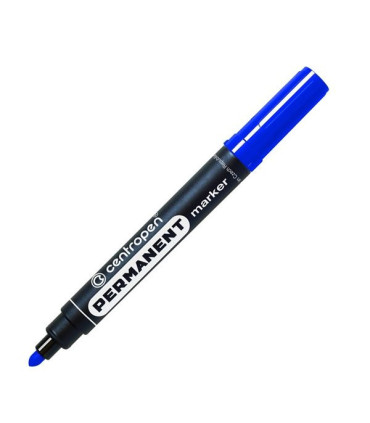 Permanentní popisovač Centropen 8566, modrý, 10 ks
