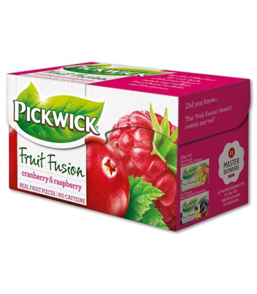 Ovocný čaj Pickwick brusinky s malinami, 20x 2 g