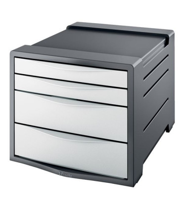 Zásuvkový box Esselte VIVIDA, bílý/šedý