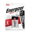 Alkalické baterie Energizer Max 9 V, 1 ks