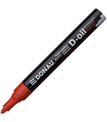 Lakový popisovač Donau - hrot 2,8 mm, červený