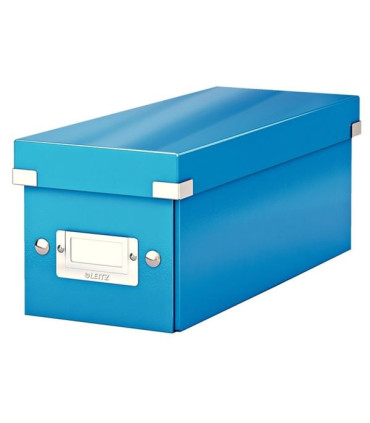 Krabice na CD CLICK-N-STORE, WOW, modrá