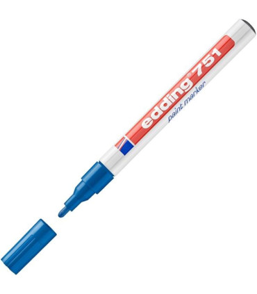 Lakový popisovač edding 751, modrý