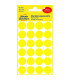 Kulaté etikety Avery, žluté, průměr 18 mm, 96 ks