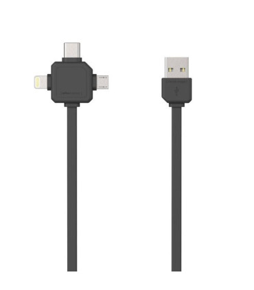 Kabel USB Powercube 2.0 - USB A M- USB C, černý