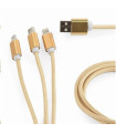 Datový kabel Gembird - USB Micro B + Type-C, 1 m