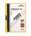 Zakládací desky s klipem Durable Duraclip - A4, kapacita 30 listů, žluté