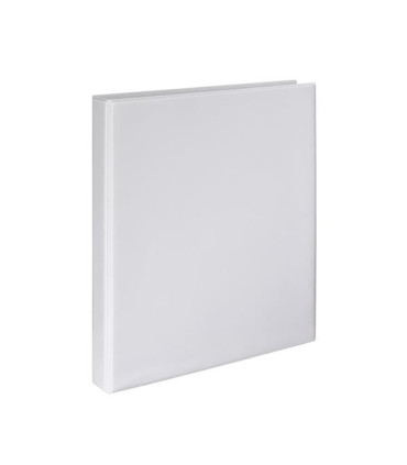 Prezentační 4kroužkový pořadač - A4, šíře hřbetu 3,8 cm, bílý