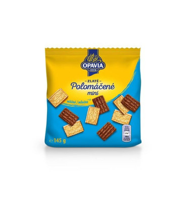 Polomáčené sušenky mini Zlaté mléčné, 145 g