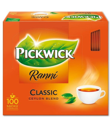 Černý čaj Pickwick Ranní, 100 ks