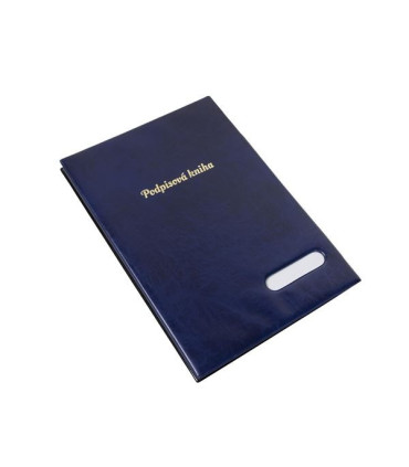 Podpisová kniha Xepter - A4, 14 listů, modrá